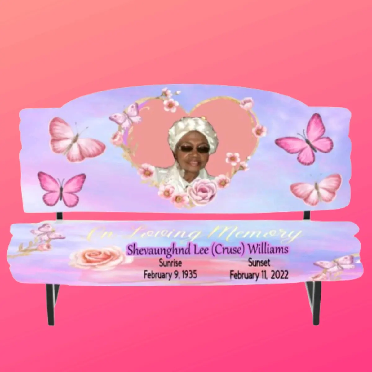 Mini Memorial Bench
