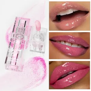 Luxurious Long Lasting Lip Gloss Plumping Glossy Jelly, 1 Count Moisturizing Lip Glaze, Glossy Lip Glaze Stick, Plumping Lip Oil Lip Stick for Girls & Women, Makeup, Hydrating Lip Care Cosmetic, Moisture