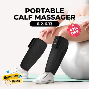 CINCOM Wireless Portable Leg Massager with Calf Airbags, Customizable Modes, Adjustable Intensity Levels - Portable Muscle Massagers, Self Care Products, Women's Relaxation Gifts [SummerVibes]