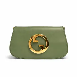 Pre-owned GUCCI Calfskin Shoulder Bags BJ1102304045 Blondie Green