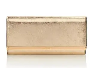Pre-owned JIMMY CHOO Leather Small Leather Goods Milla Clutch