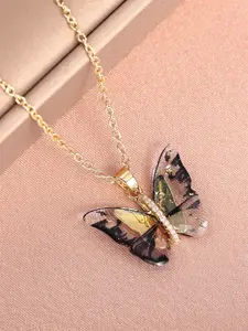 1 PC Pretty Butterfly Necklace Pendant For Women For Wedding Engagement Anniversary Party Jewelry Valentine's Day Gift