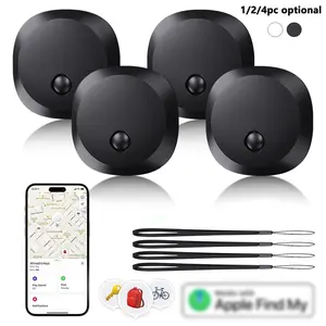 Air Tags - 1/24 Pack optional,Tracker Wireless Item Finder, Compatible with Apple Find My (iOS Only), Replaceable Battery,for Keys, Luggages, Suitcases, Bags, Black/White optional