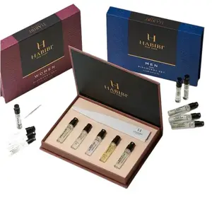 HABIBI NEW YORK Discovery Mini-Set - Unisex Captivating Oriental Fragrance Collection with 5 x 2ML Mini Spray Fragrance Bottles (Includes Free Samples)