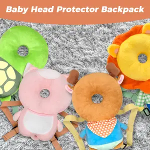 Baby Head Protector, 1 Piece CuteCartoon Design Walking SafetyBackpack, Baby Travel Essentials,Travel Accessories for Boys & Girls