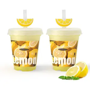 Diffusers for Home Lemon Scent 2 Pack, Bathroom Diffuser Cute Fruit Cup Shape for Office, Air Freshener Diffuser Gel Leak-Proof Car & Room, Bathroom Scent Diffuser Gift for Friends and Family