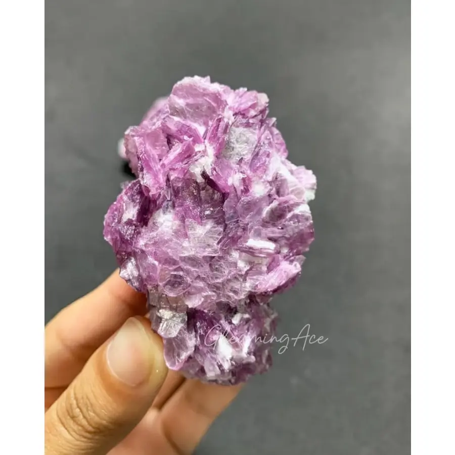 Raw Lepidolite Mica Stone Sparkly Purple Mica Chunk 30-50g