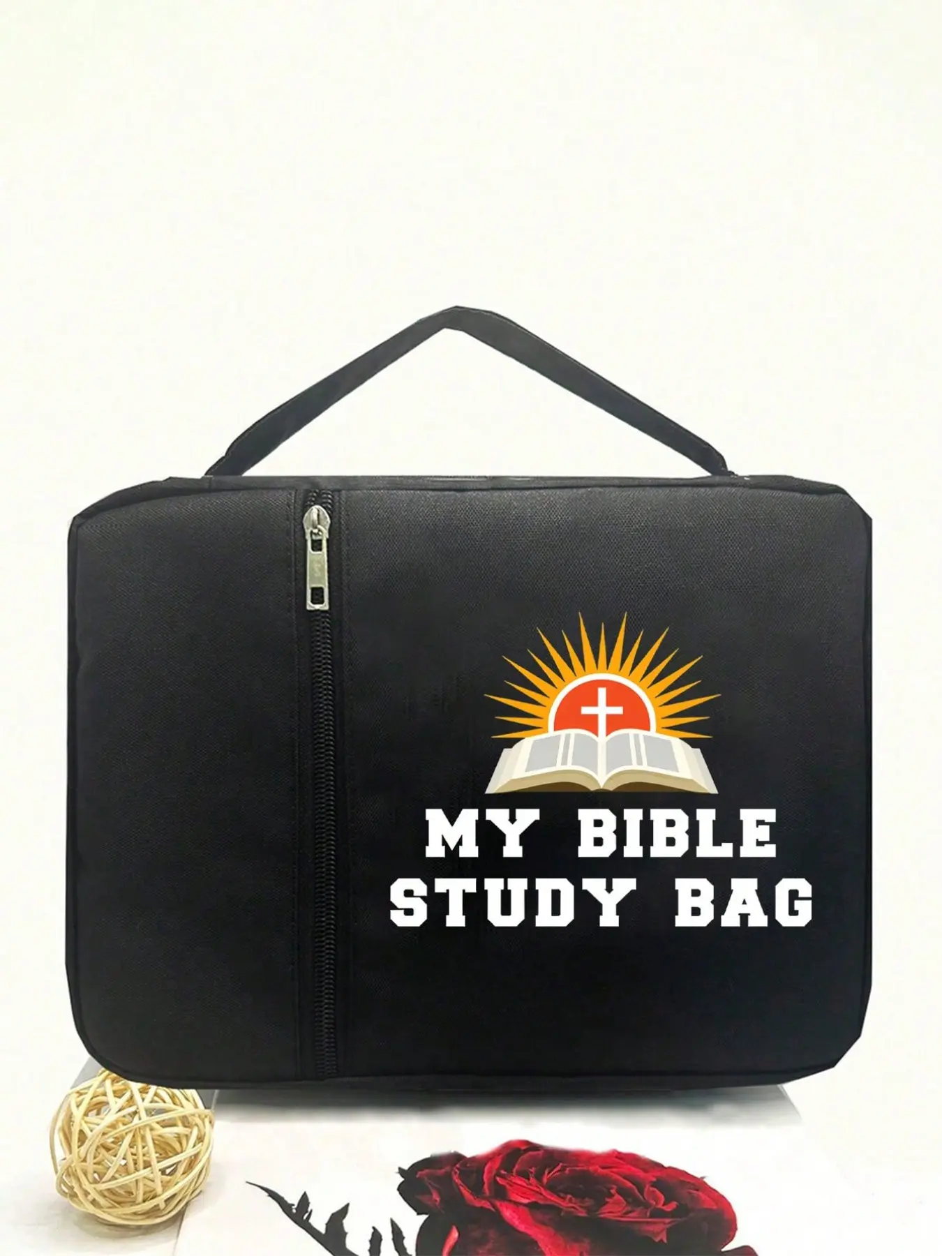 Bible Bag Set, My Bible Learning Pouch, Christian Pen Case, Bible Journal Bag, Bible Verse Gift, Organized Storage, Travel-Friendly