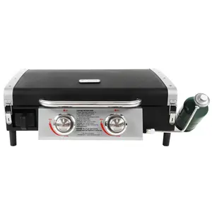 Razor 2-Burner Portable Gas Griddle with Lid Razor 2-Burner Portable Gas Griddle with Lid