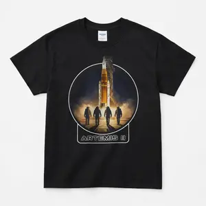 Artemis II Mission NASA Moon Mission Crew SLS Rocket Launch Shirt Space Gift Astronaut Program Apparel - Lunar Orbit Commemorative Shirt