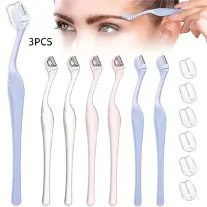 Mini Portable Facial Trimmer for Women, 0.1mm Stainless Steel Eyebrow Razor, Lip Hair Removal Tool with Protective Cover, Essential for Sensitive Skin, Facial Tools