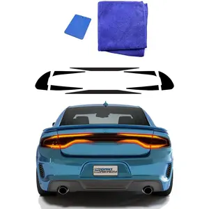 Tail Light Decal fits 2015-2023 Dodge Charger Accessories. Racetrack Sticker for 2015, 2016, 2017, 2018, 2019, 2020,2021, 2022, 2023 Model taillights Including sxt, rt, SRT, scat Pack etc.