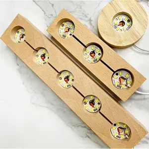 LED Crystal Sphere Stand: USB Light Display