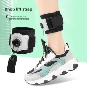 AFO Foot Drop Brace for Walking with Shoes, Upgraded Knob & Steel Wire, Longer Straps for Comfort, Adjustable Soft Walking Support for Dorsiflexion, Left/Right Foot for Women Men