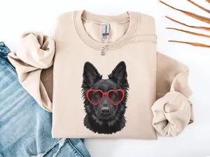 Black German Shepherd Dog Lover TShirt, German Shepherd Dog Mom Shirt Gift, Funny Dog Gift for Girlfriend Wife