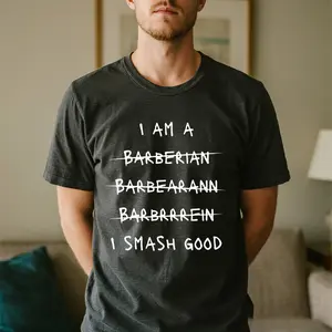 I am a Barbarian Dungeons and Dragons T Shirt | RPG D&D gifts | Tabletop Game Accessories | Nerdy Gift for Men | Dnd Humor shirt