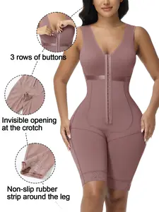 Women's Shaping Bodysuit, Shapewear, Underwear, Slimming One-Piece, 3 Hooks, Butt Lifter, Waist Cinch, 3 Colors, All Seasons, Casual Plain Style
