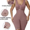 Women's Bodysuit Underwear, Bodysuit Shaper Slimming One-Piece with Butt Lifter & Waist Cincher, 3-Row Hook Closure, 3 Colors, Casual Minimalist for All Seasons