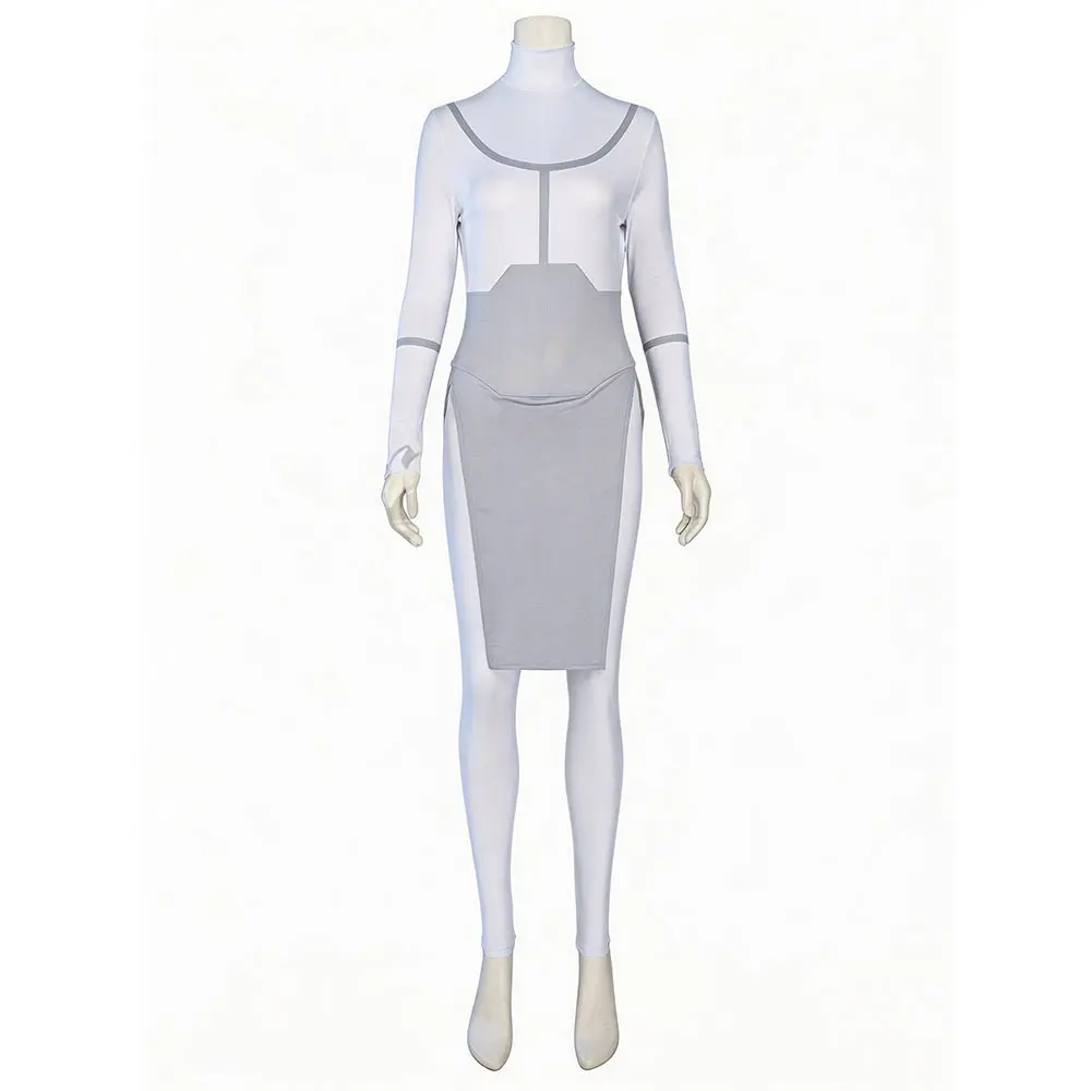 Anissa White Jumpsuit Bodysuit for Women Cosplay Costume