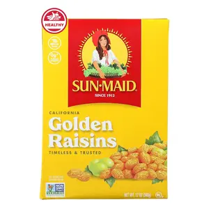 California Golden Raisins - 12 oz Sharing-Size Box - Dried Fruit Snacks, Back to School Lunches, and Natural Sweeteners