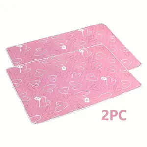 Pack of 2 reusable pet cage mats - 3 pattern options yester bottom pad 27.6X19.7 inches for hamsters, rabbits, guinea pigs, squirrels, cats, dogs and reptiles - Durable and versatile washable cage mats, cat and dog beds, fun pattern design, fun design.
