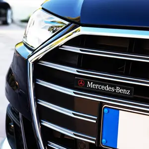 Mercedes-Benz LED Front Grille Light Decoration, Car Emblem Illuminated Lamp Upgrade, Exterior Accessories for Mercedes Benz Vehicles, Led Logo