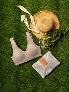 LIGHT Evry Seamless Cotton Bralette for Women – Wirefree, Breathable, No Padding Shift, Soft Stretch Everyday Comfort Bra