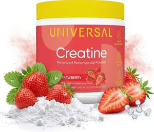 Flavored Creatine Monohydrate Powder, 5g Per Serving, Supports Strength, Energy, Muscle Recovery & Lean Muscle Support, Strawberry Flavor, 30 Servings