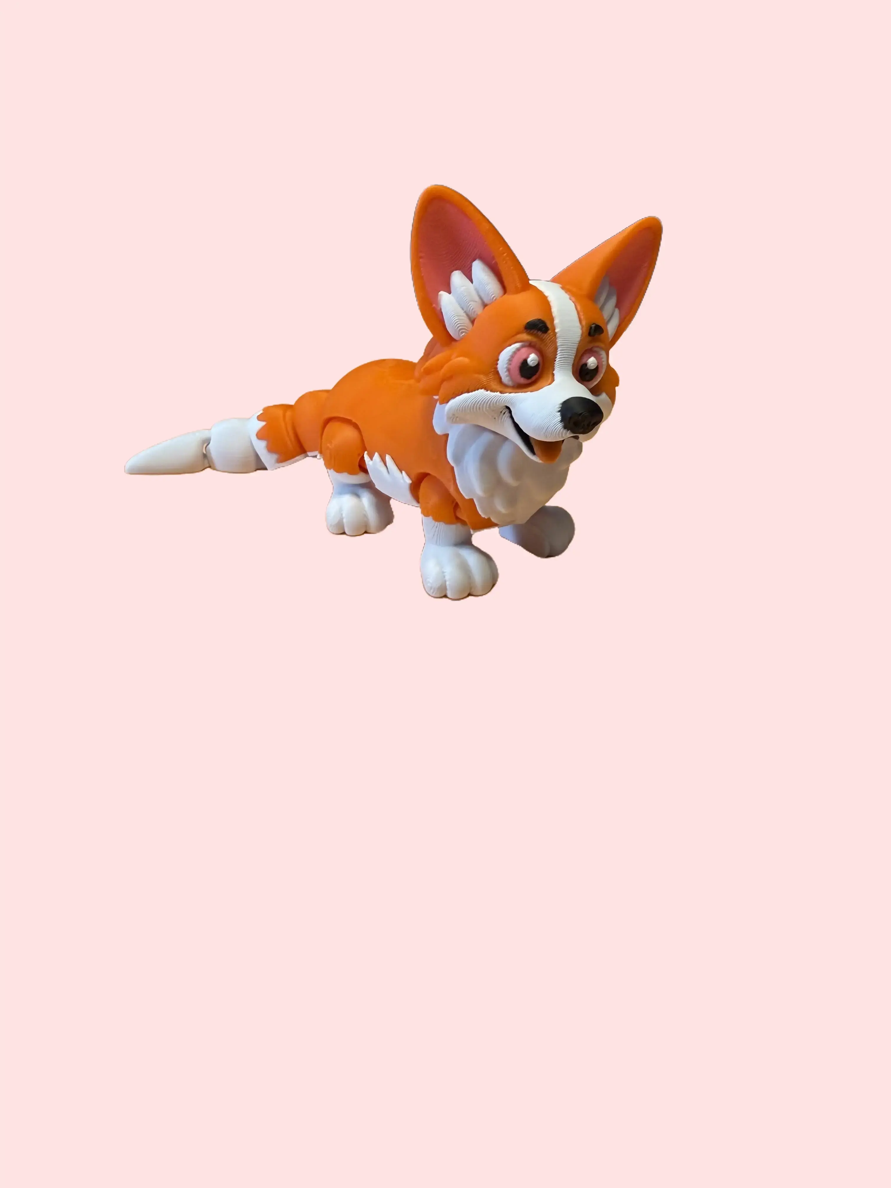 3D Printed Articulating Corgi