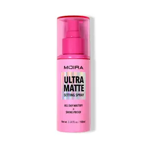 MOIRA Ultra Matte Setting Spray - All Day Mattify Shine-Proof Makeup Finisher 3.38 fl oz / 100ml