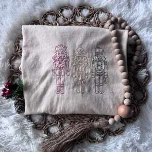 Nutcracker Tshirt, Embroidered Tshirt, Christmas Shirt