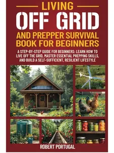 LIVING OFF GRID AND PREPPER SURVIVAL GUIDE FOR BEGINNERS: LEARN HOW TO LIVE OFF GRID, MASTER ESSENTIAL PREPPING SKILLS, & BUILD A SELF-SUFFICIENT, RESILIENT LIFESTYLE Paperback