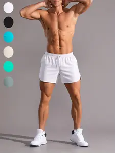 Men's Elastic Waist Quick-Dry Breathable Fitness Shorts, Gym & Running Wear, Athletic Shorts, Comfortable Thin Fabric, Ideal for Exercise & Daily Use, Fitness Workout Shorts