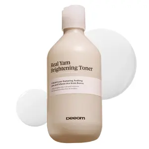 DEEOM K-Beauty Milky Toner with Yam & Rice Water – Rich Hydration and Brightening Care, 300ml