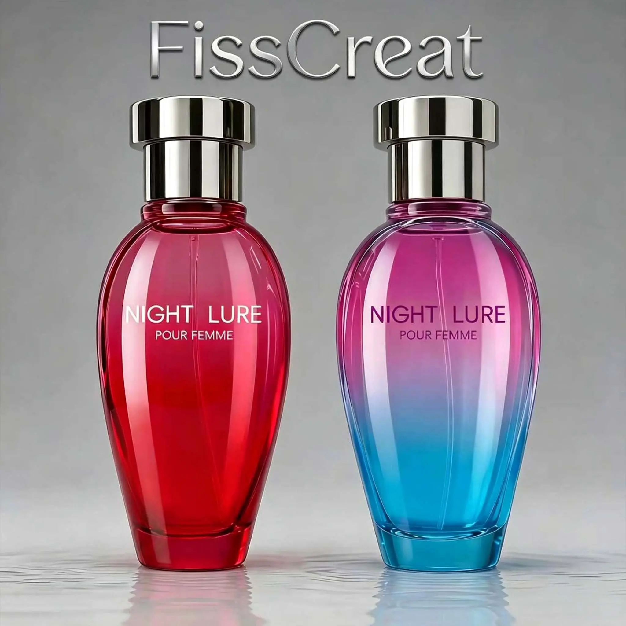 Night Lure 2 Fragrance Set Floral Eau de Parfum for Women | 60ml / 2.029 fl oz | Dual Bottle Perfume Kit Orange Lavender Rose Vanilla Long Lasting Scent Luxury Daily Work Dating Party Fragrance Gift Set High Concentration Women’s Perfume