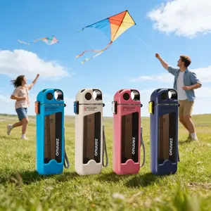 Portable Water Bottle, Leakproof Square Water Bottle with Straw, Drinking Cup for Outdoor Sports Travel, Drinkware