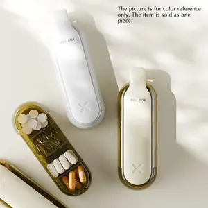 1pc Can Be Very Convenient To Take Out The Pill and Can Be Classified Storage of Small Pill Box, Medical Organizer, Vitamin Organizer, Easy To Carry, Small Does Not Take Up Space, Easy To Travel