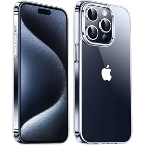 Entronix Case for Apple iPhone 17/16/15/14/13/12/11/XR Air/Mini/Plus/Pro Max - Crystal Clear Hard Cover, Protective Smartphone Accessories Shockproof