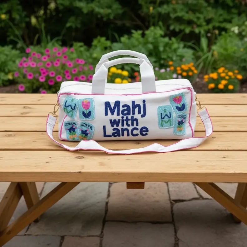 Personalized Mahjong Duffel Bag