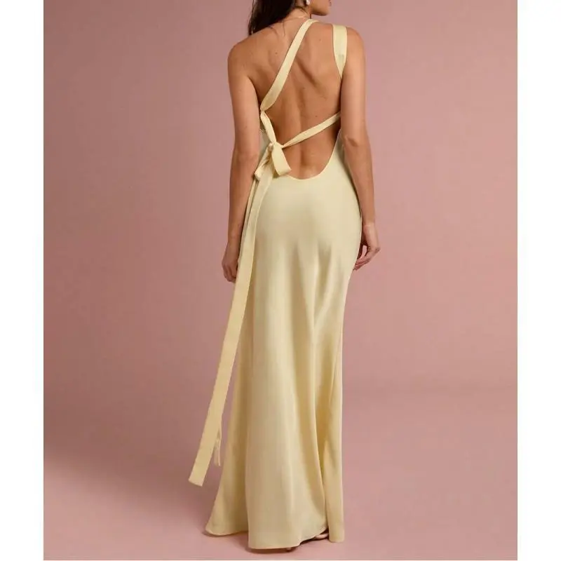 Women's Butter Yellow Satin Asymmetrical Neck Bowknot Backless Mermaid Maxi Dress,Sweet&Elegant For Vacation&Date&Holiday&Party&Graduation&Wedding Guest&Beach,Prom Dress,Summer Dresses For Women,Sun Dresses For Women, Yellow Dress - TikTok Shop Women's Butter Yellow Satin Asymmetrical Neck Bowknot Backless Mermaid Maxi Dress,Sweet&Elegant For Vacation&Date&Holiday&Party&Graduation&Wedding Guest&Beach,Prom Dress,Summer Dresses For Women,Sun Dresses For Women, Yellow Dress - TikTok Shop