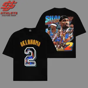 [LEO] Shai Gilgeous-Alexander SGA 2 Bootleg For Thunder Nation Premium Cotton  Sweatshirt T-Shirt (Made In US), SGA Hoop Fans Shirt, Game Day Outfits, Gift For Basketball Fans, Basketball Graphic Tee