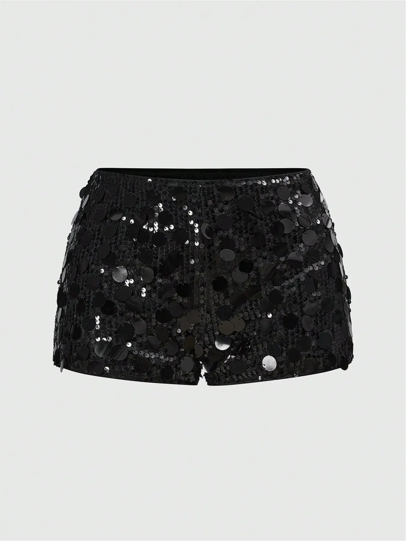 Women's sequin punk mini sexy fashionable ultra-low-rise fitted micro shorts, suitable for summer beach, graduation ceremonies, Easter concerts, Nashville vacations, music festivals, and other occasions. Beachwear Style Womenswear
