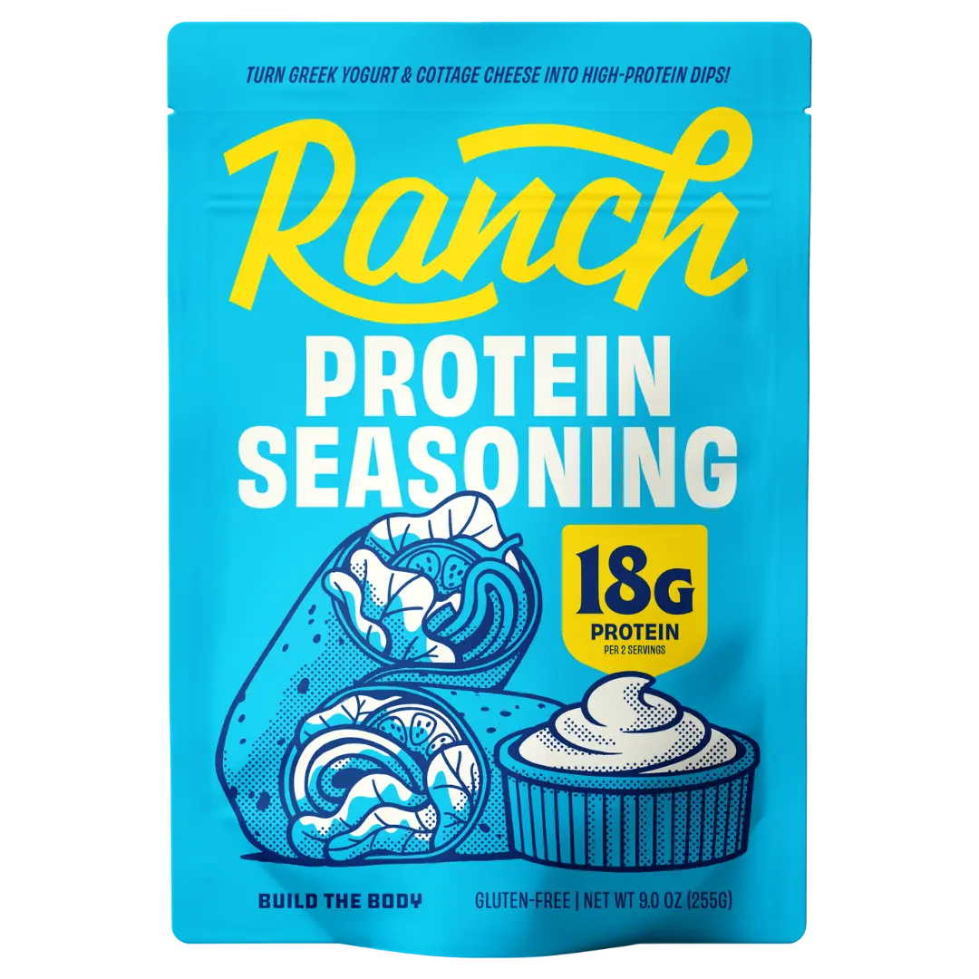 Build the Body Protein Ranch Seasoning | Mix w/ Greek Yogurt or Cottage Cheese for Protein Dips in Minutes | Flavor Boost for Veggies & Salads | Gluten Free