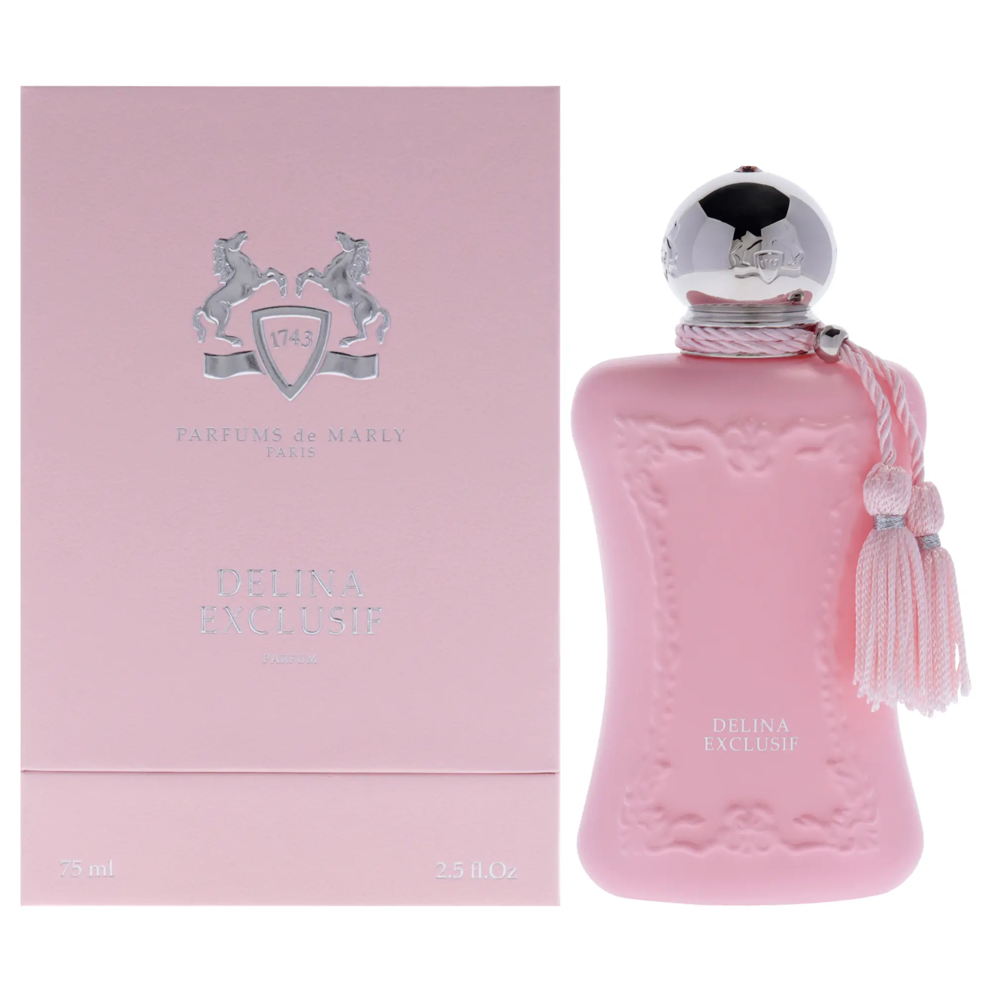 PDM Parfums de Marly Delina Exclusif 2.5 oz Women's Parfum - Unique Aroma, Perfumes for Women, Unisex Fragrance Option