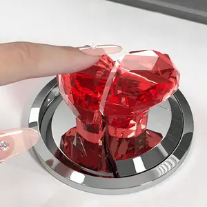 Heart Shaped Toilet Tank Button, Toilet Press Button, Toilet Press Tool, Toilet Lid Cover Lifter Handle, Universal Flushing Cover Assistant, Bathroom Accessories