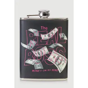 The Real Boss Graphic Flask