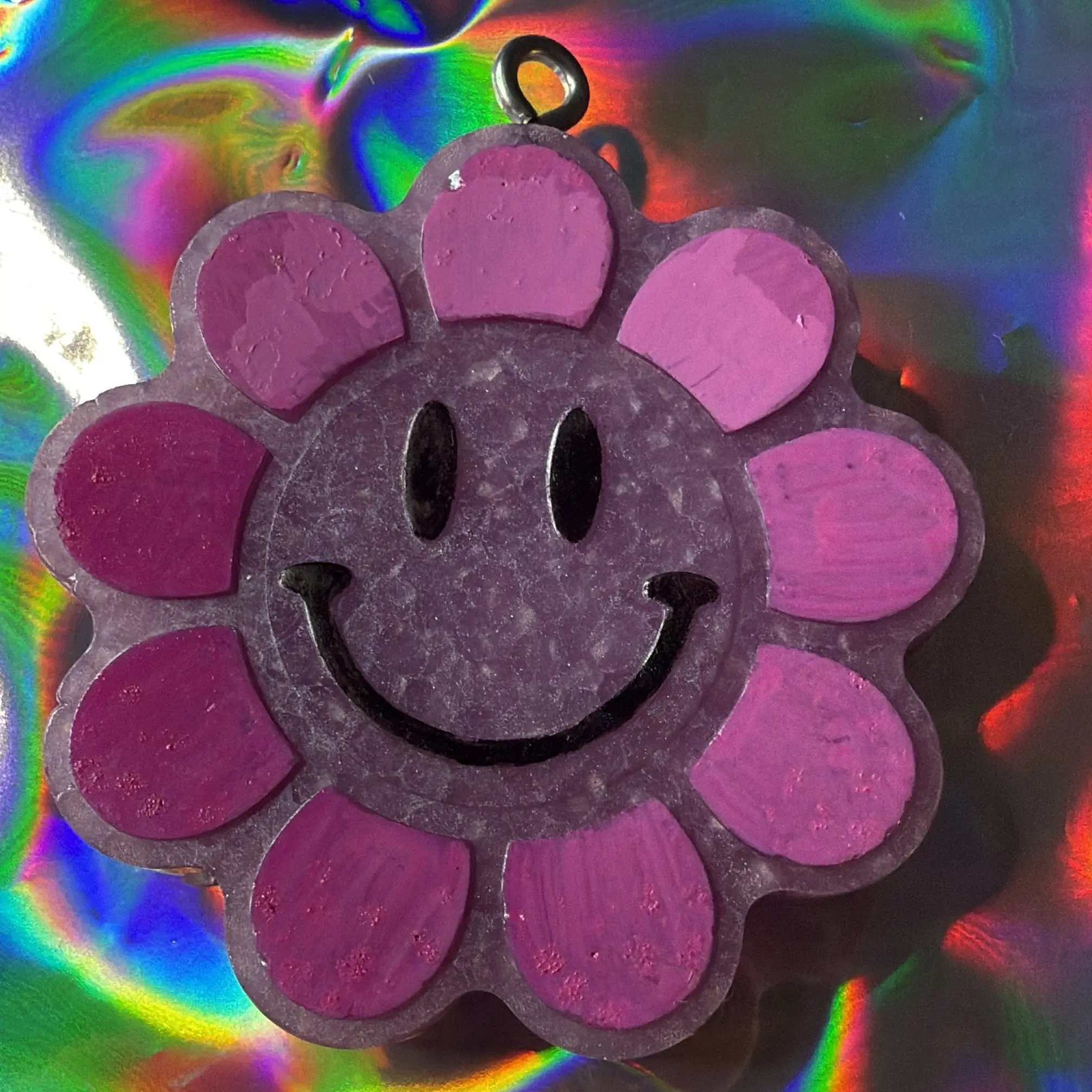 Flower Smiley Car Freshie