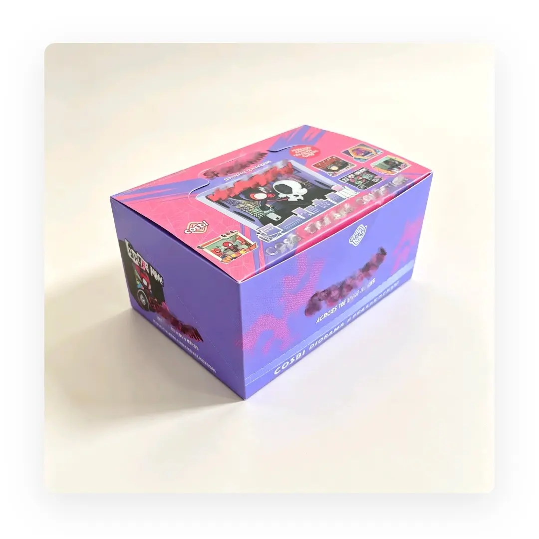 3D Frame Action Figure Mystery Blind Box with Collectible Card Comic Diorama Desk Decor