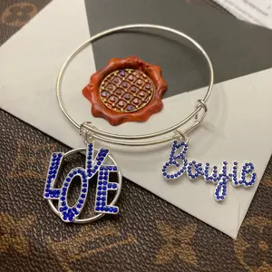 Boujie BLING blue Bangle Braclet