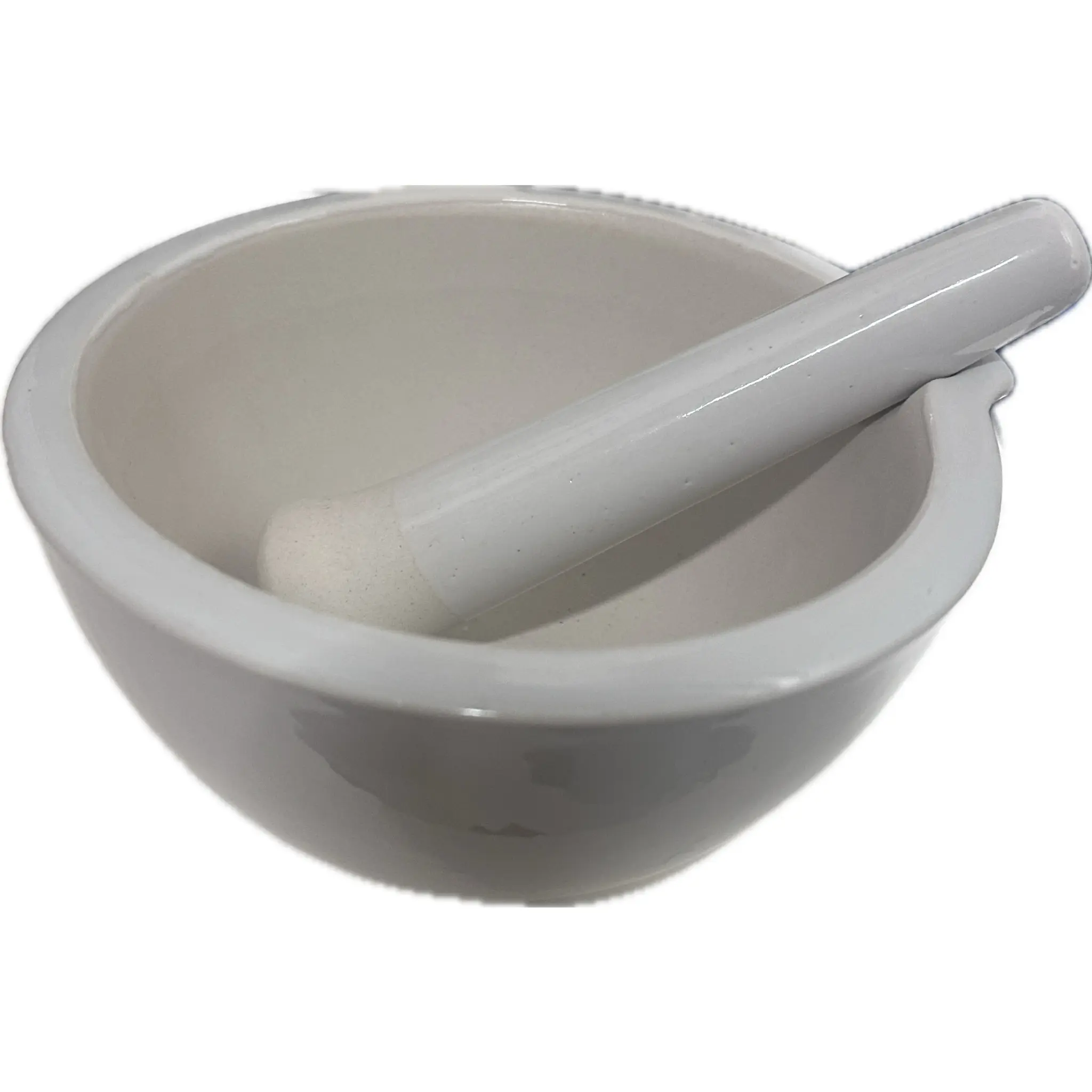 Ceramic Mortar & Pestle 7” - Durable Ceramic Mortar with Screw Design for Effective Pest Control